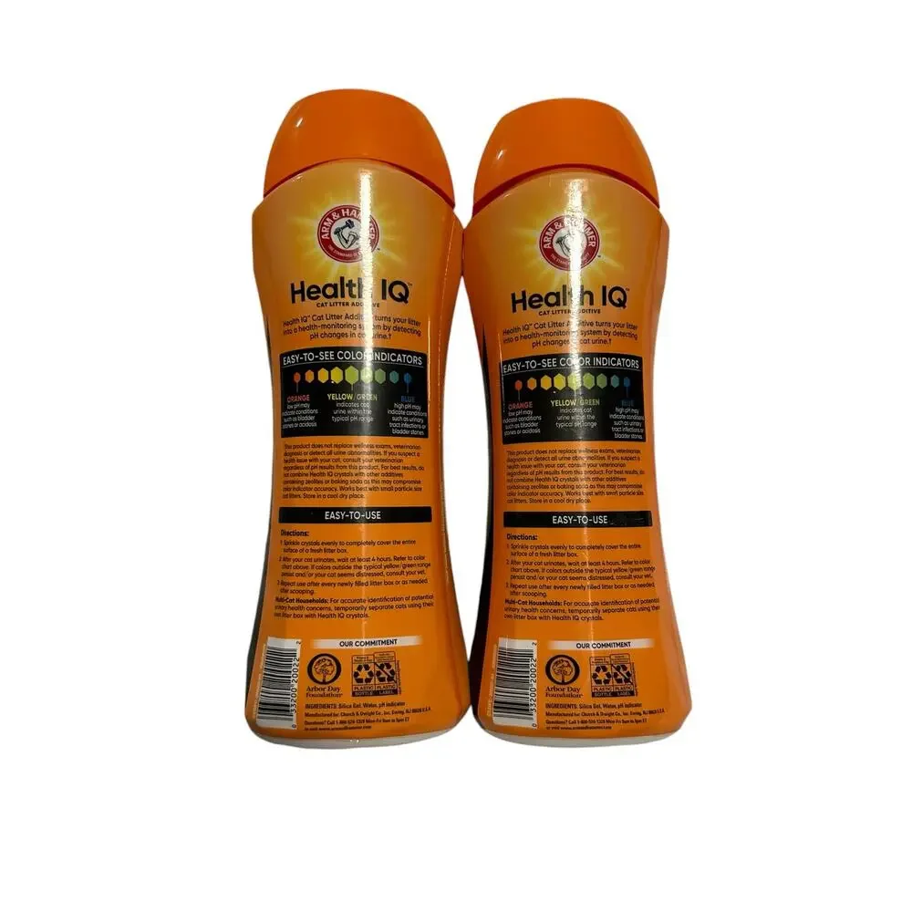 ARM & HAMMER Health IQ Cat Litter Additive 2 bottles